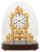 A mid 19th century French 8 day clock by Bright, Paris