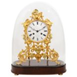 A mid 19th century French 8 day clock by Bright, Paris