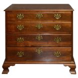 An early George III small chest of drawers