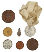 A collection of six Prince Albert and Alexandra related medals