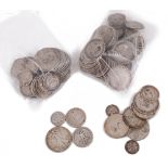 A quantity of Victorian and Edwardian coins