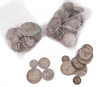 A quantity of Victorian and Edwardian coins