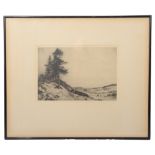 Albany E. Howarth, Three etchings of British landscape and town scenes