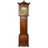 A George III oak 8 day longcase clock signed Thomas Bevan, Marlborough