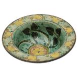 An early twentieth century Della Robbia pottery bowl