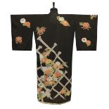 A 1930s Kimono and Chinese embroidered shawl