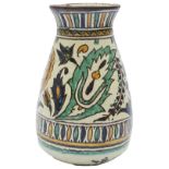 A late 19th century Moroccan pottery vase