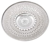An American sterling silver dish