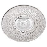 An American sterling silver dish