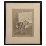 A signed presentation portrait photograph of William Powell Frith R.A.