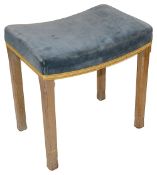 An Elizabeth II coronation stool, 1953 by Waring and Gillow