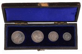 An Edward VII 1907 four coin maundy set