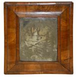 A William and Mary cushion framed wall mirror