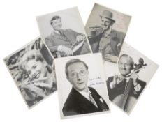Five Comedy Autographs: Kenneth Williams, Charles Hawtry etc