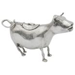 A continental silver cow creamer c.1900