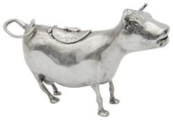 A continental silver cow creamer c.1900