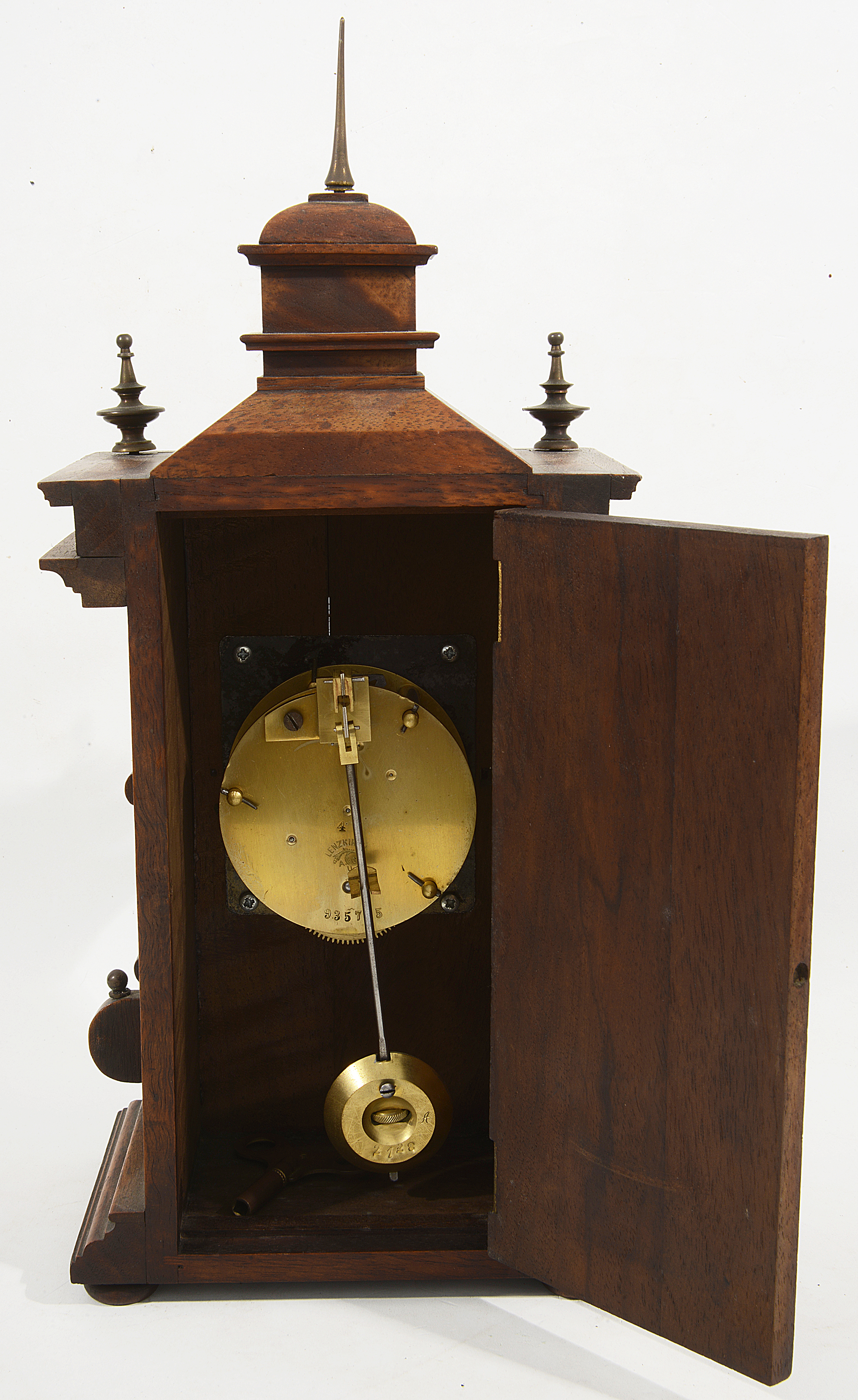 A late 19th century German architectural mantle timepiece - Image 2 of 2