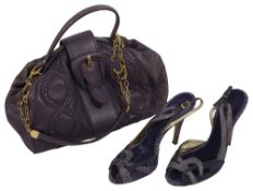 Roberto Cavalli handbag and sandals