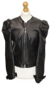 A Louis Vuitton leather biker jacket