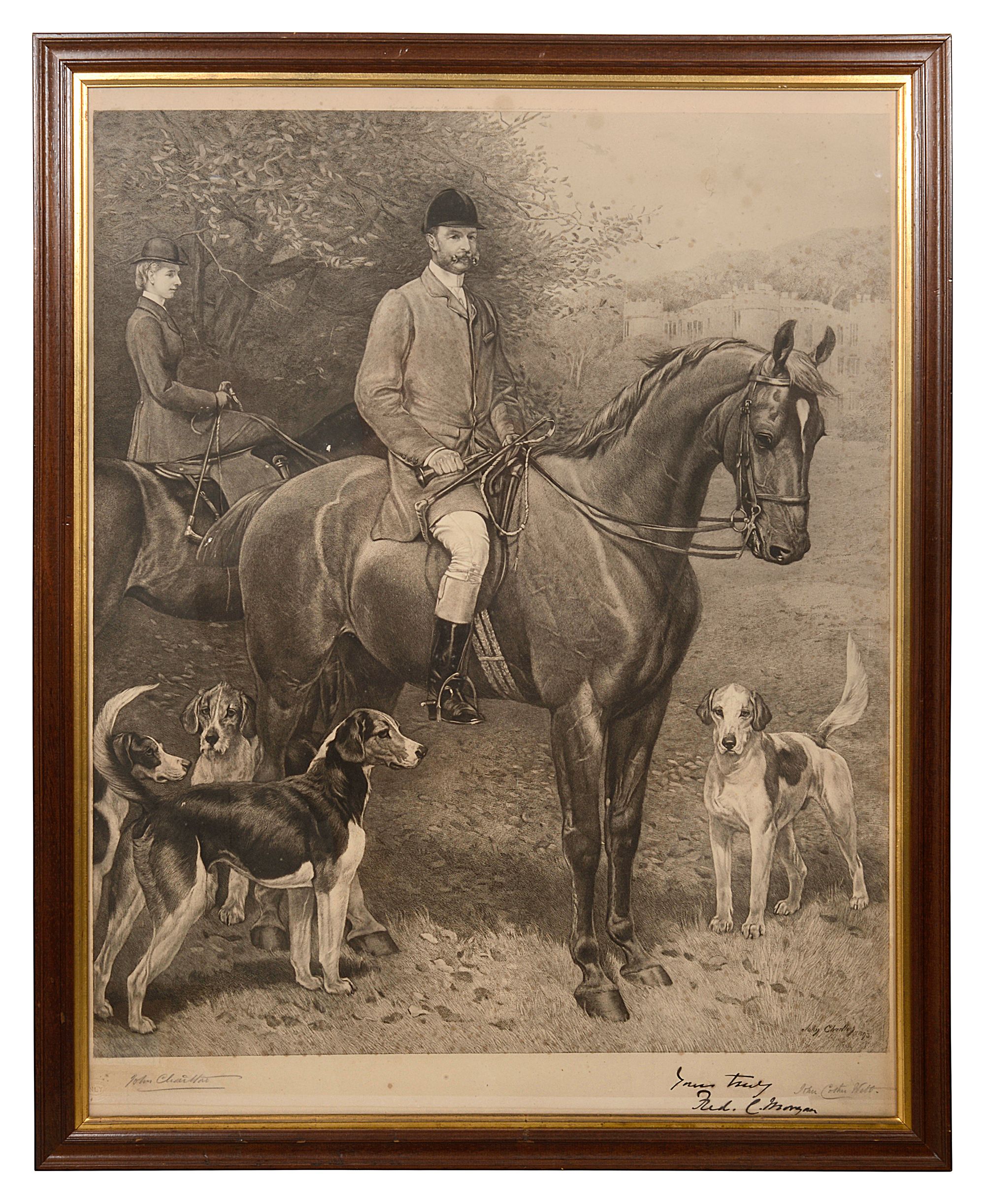 A collection of three early 20th century equine related prints - Image 3 of 3