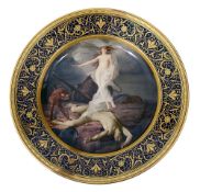 A Vienna Porcelain cabinet plate,