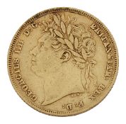 A George IV gold full sovereign, 1821