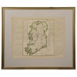 Ireland. Chatelain., Carte Ancienne Et Moderne De L'Irlande