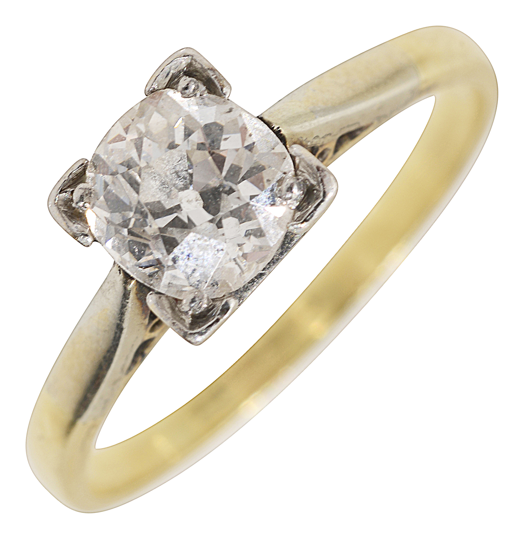 A diamond single stone ring - Image 2 of 3