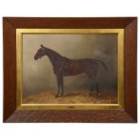 Henry Frederick Lucas Lucas 'Fable' horse portrait, oil on canvas
