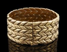 A Continental wide textured bracelet