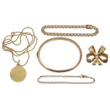 Five items of jewellery
