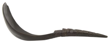 A 19th century Haida North West Coast goat horn spoon