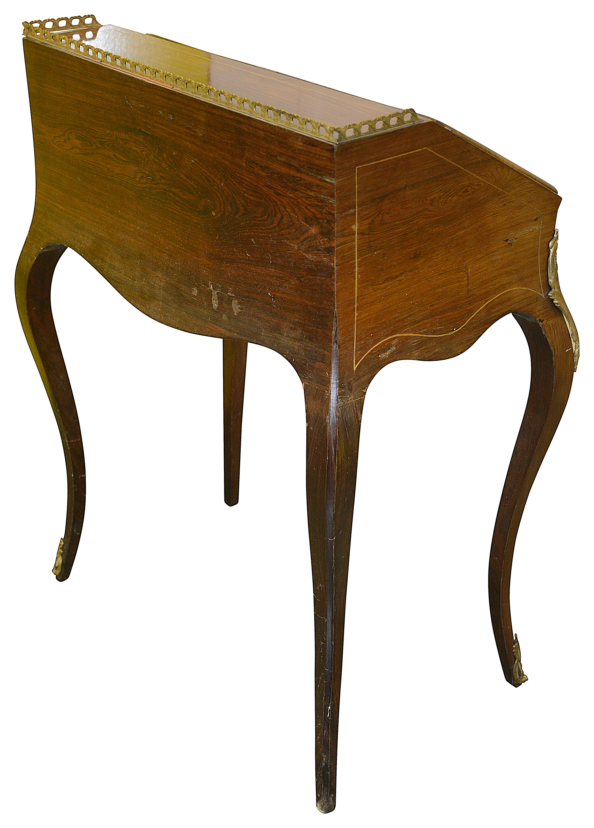 A late 19th century French Louis XVI style bureau de dame - Image 2 of 3