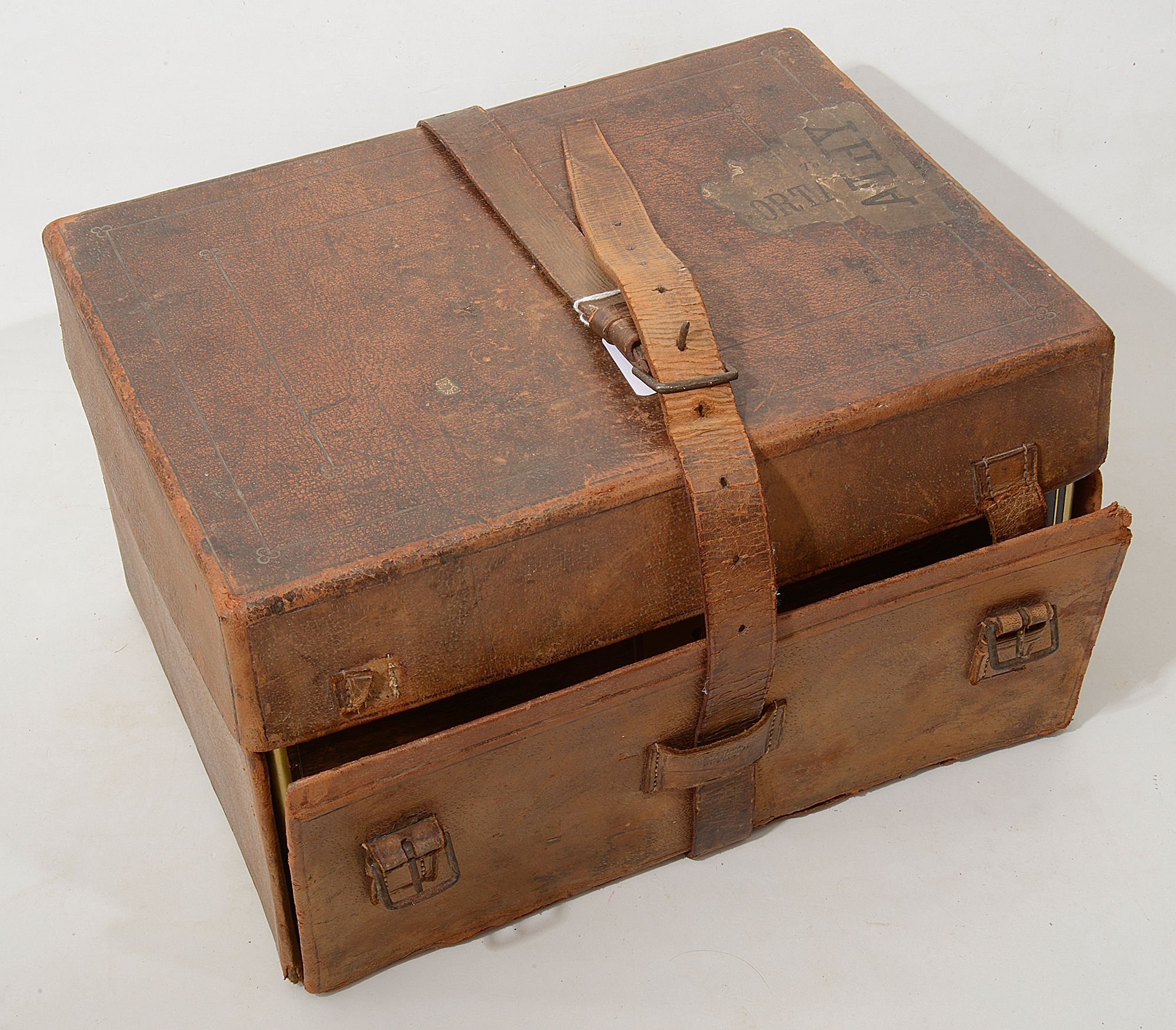 A mid 19th century Irish brass mounted coromandel dressing case - Image 3 of 6