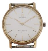 A gentleman's Omega Seamaster De Ville gold plated automatic wristwatch