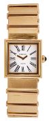 A Chanel 18K gold cased lady's wristwatch