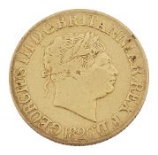 A George III gold full sovereign, 1820