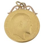 An Edwardian double sovereign