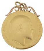 An Edwardian double sovereign