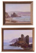 Walter Whyte Holdich (1862-1940) Views of Salcombe Castle