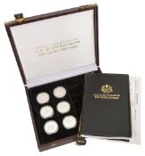 The Official silver proof Coin Collection In Honour of H.M Queen Elizabeth The Queen Mother,