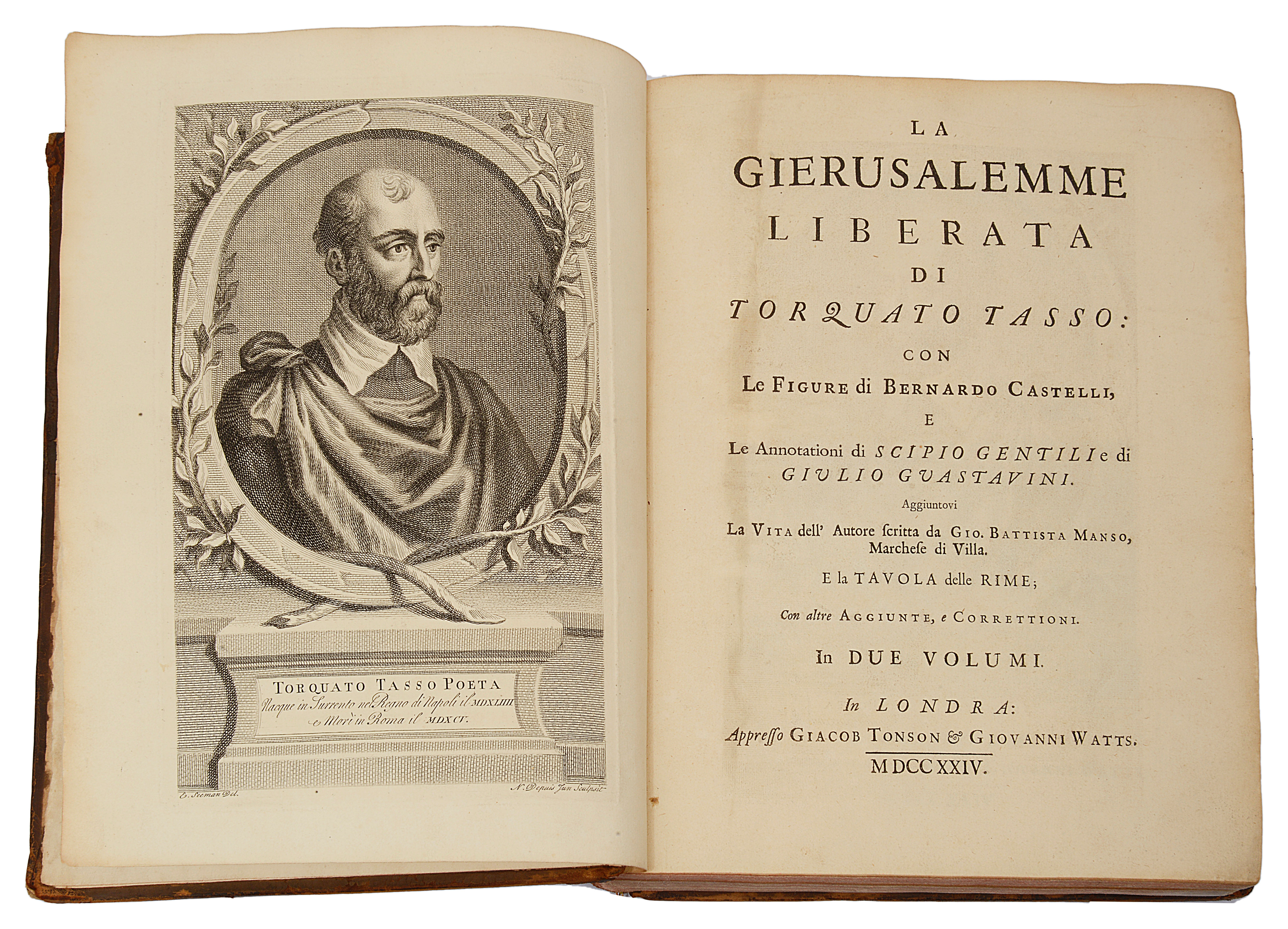 Tasso, Torquato. La Gierusalemme Liberata di Torquato tasso: con Le Figure di Bernardo Castelli (2)