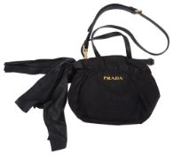 A Prada Tessuto bow crossbody bag