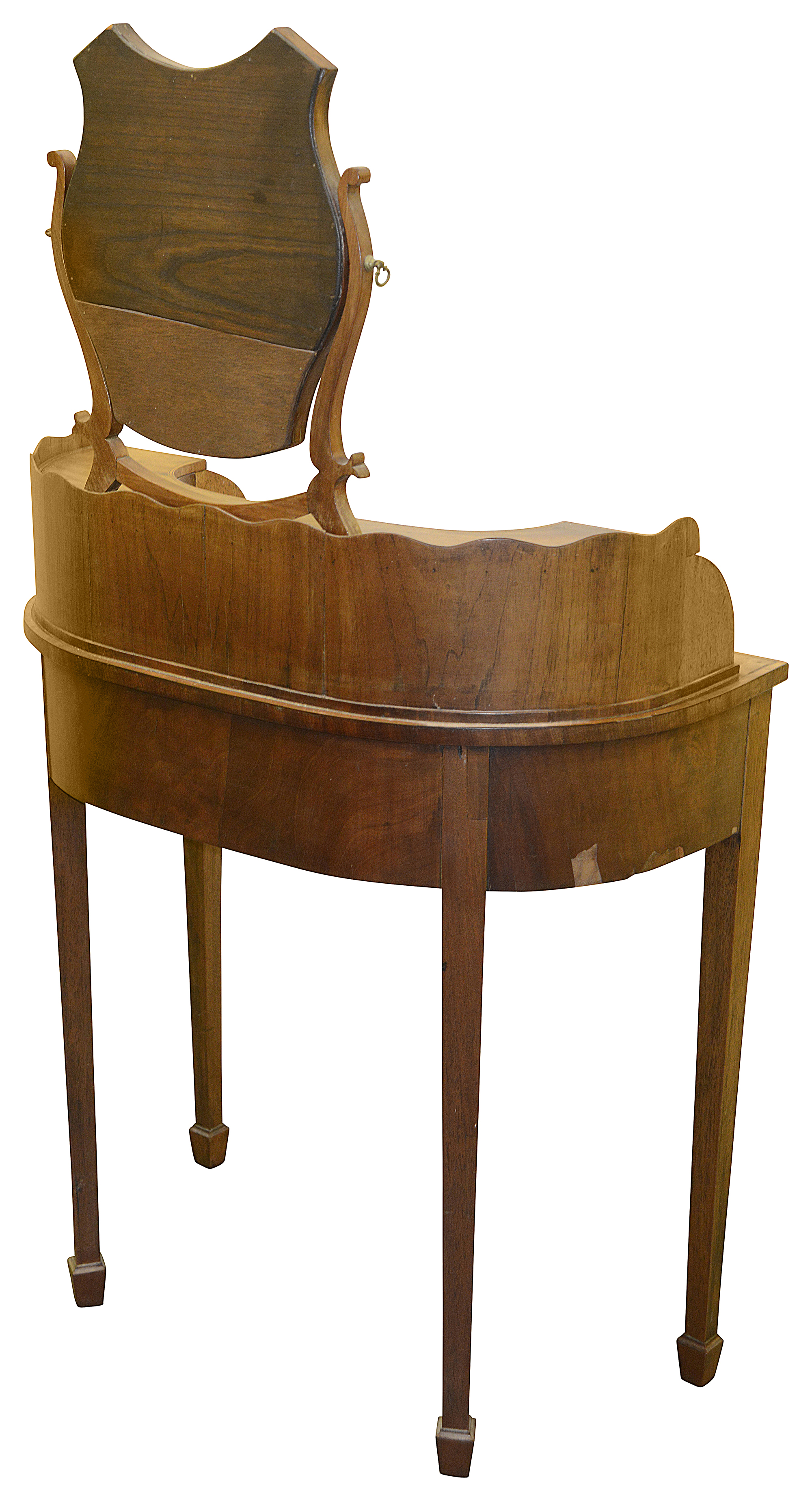 A Sheraton revival Carlton House style dressing table - Image 3 of 4