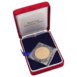 Elizabeth II Hong Kong 1975 1000 dollars gold proof coin, Royal Visit