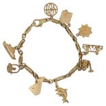 A fancy link chain bracelet