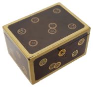 A late 19th Japanese Meiji Period lacquer tea box