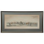 After Henry Thomas Alken: A set of four 19th century racing aquatints