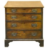 A small 18th century chest of drawers, possibly American