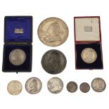 Victoria 1897 Diamond Jubilee Commemorative Silver medals